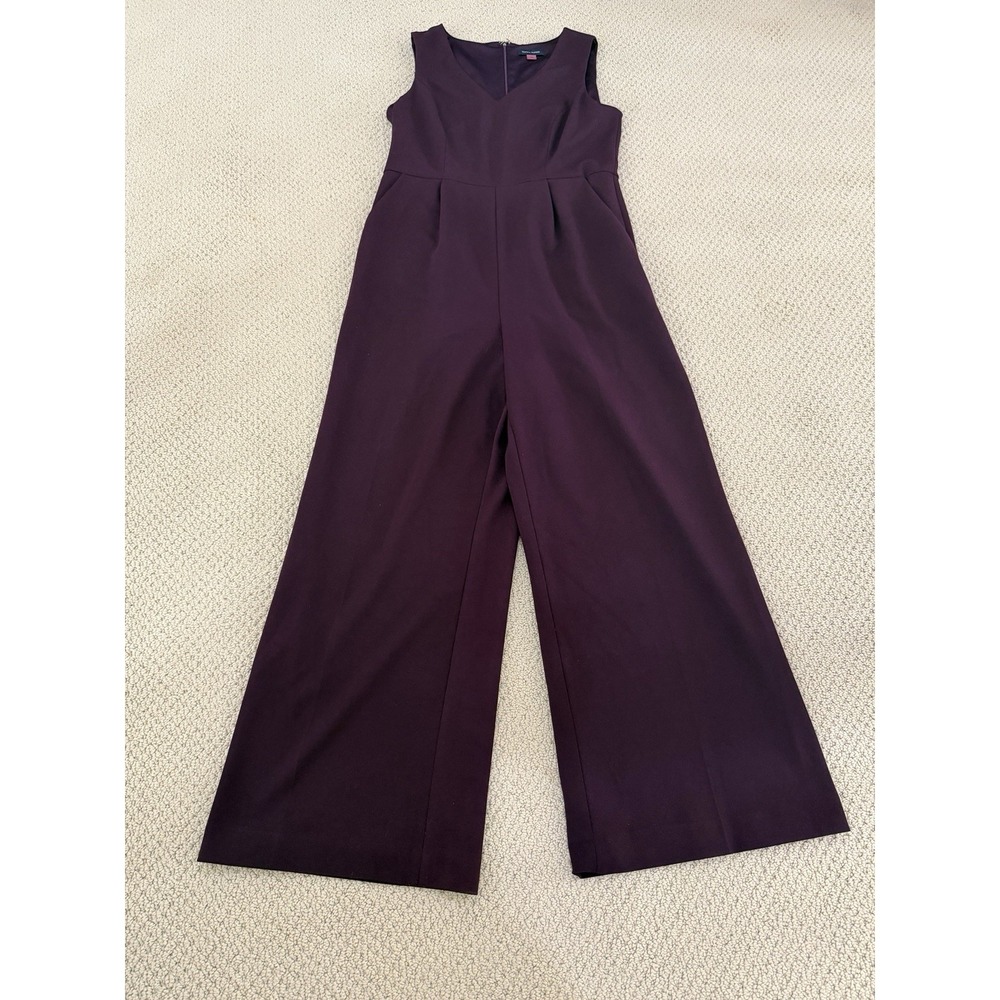 tommy hilfiger women purple jumpsuit size 12 - Picture 3 of 9